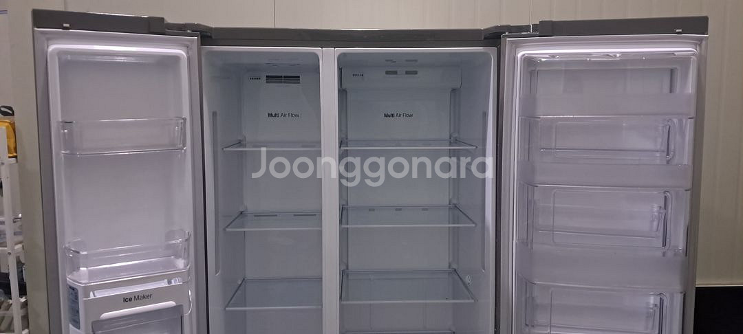 1598 엘지디오스 636L 2도어양문형냉장고(메탈)--8