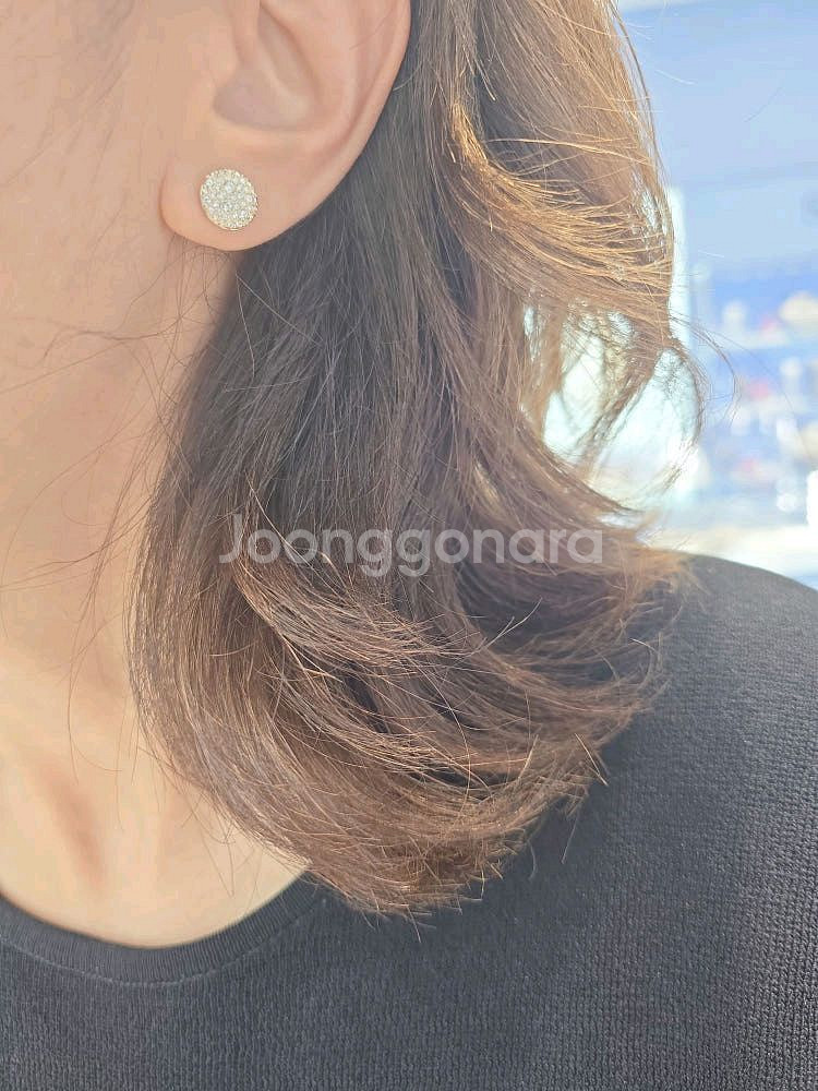 (새상품) 스와로브스키 귀걸이--5