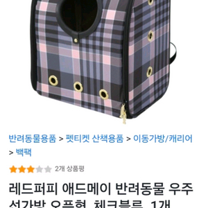 반려동물 우주선 가방