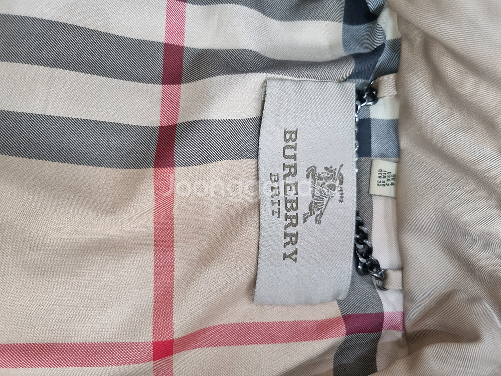 버버리 트렌치코트 46사이즈--4