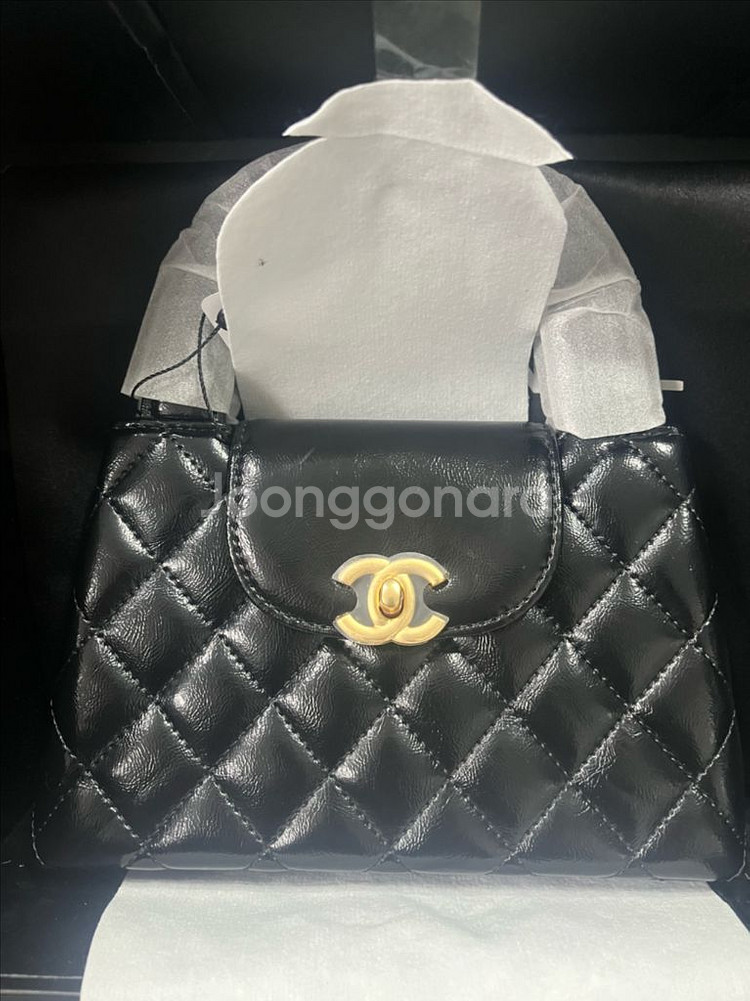 샤넬 스탈 켈리백 블랙--0