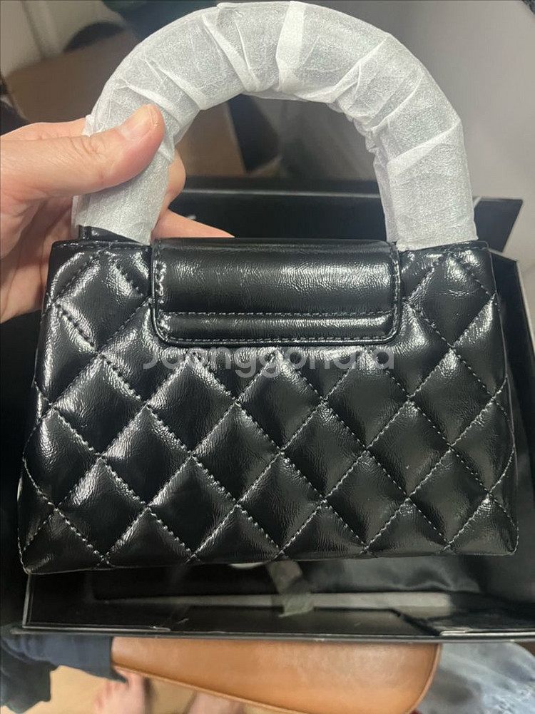 샤넬 스탈 켈리백 블랙--7