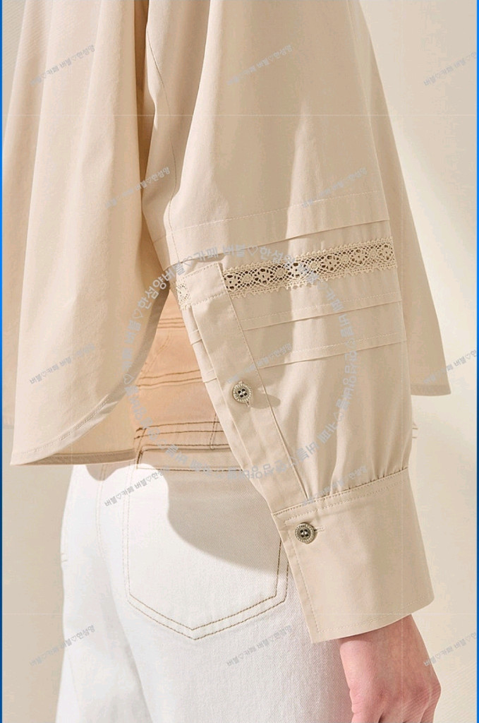 [새상품] 한섬 마인MINE 셔츠 66 타임 랑방 더캐시미어--3