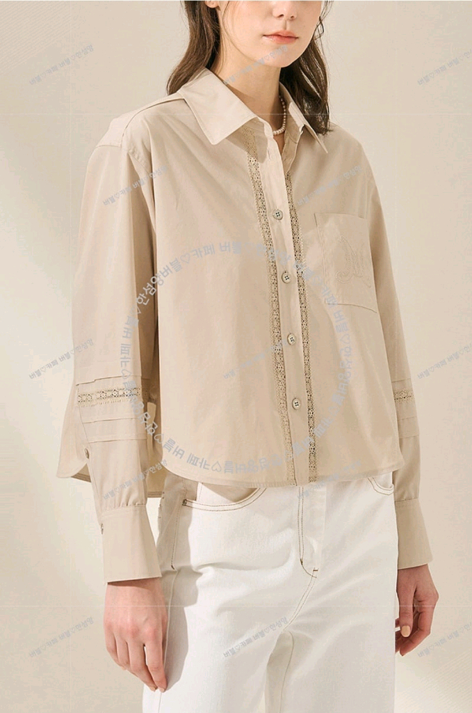 [새상품] 한섬 마인MINE 셔츠 66 타임 랑방 더캐시미어--1