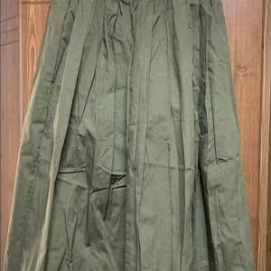 빈티지 카키 스커트
