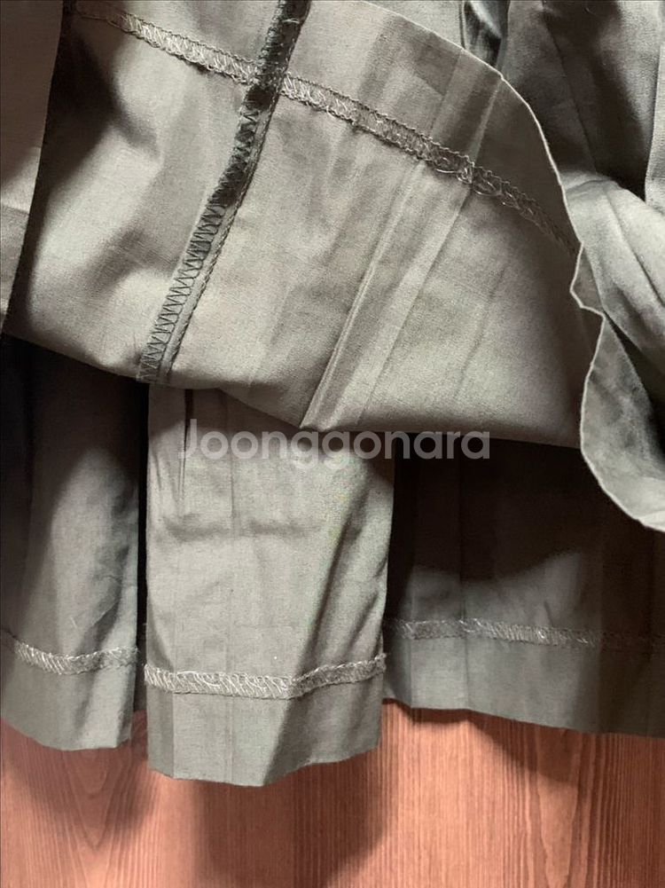 빈티지 카키 스커트--2