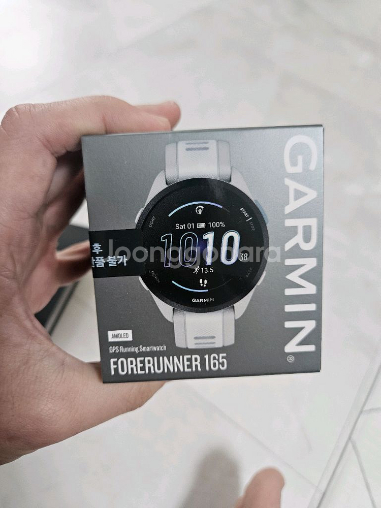 가민 포러너 165 화이트 팝니다.--0