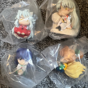 이누야샤 가챠 4종세트 정품