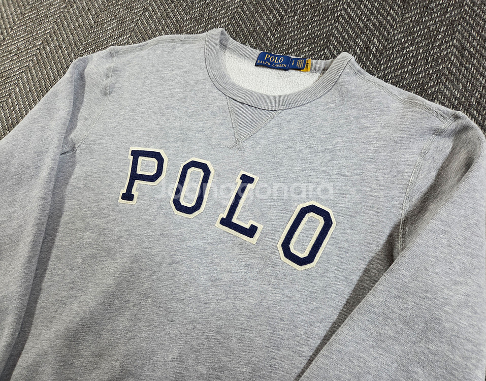 신형 QR 폴로 랄프로렌 Polo 아치 로고 스웻셔츠 맨투맨--2