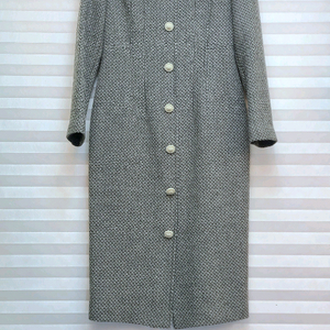 모조에스핀> 레이스카라 트위드 롱원피스(699천원)