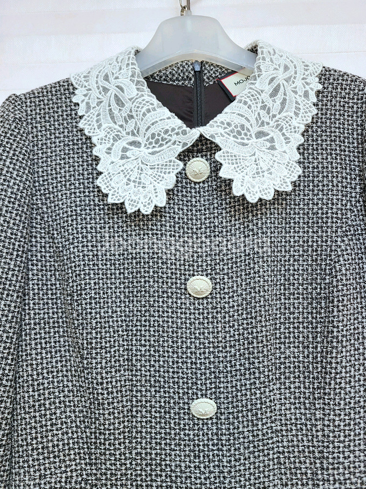 모조에스핀> 레이스카라 트위드 롱원피스(699천원)--1