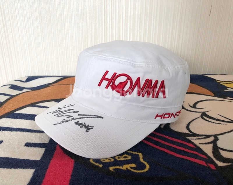 LPGA KEB-하나뱅크 챔피언십 혼마골프 허윤경프로 싸인모자--1