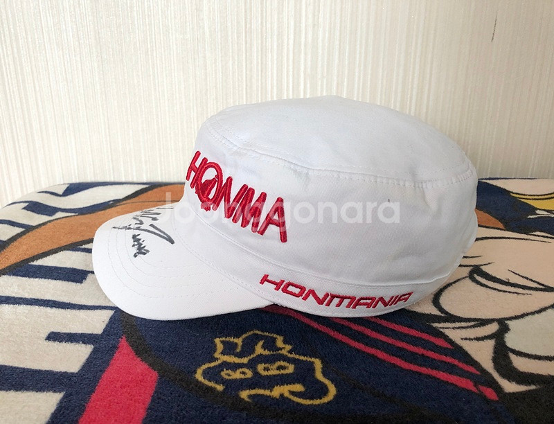 LPGA KEB-하나뱅크 챔피언십 혼마골프 허윤경프로 싸인모자--2