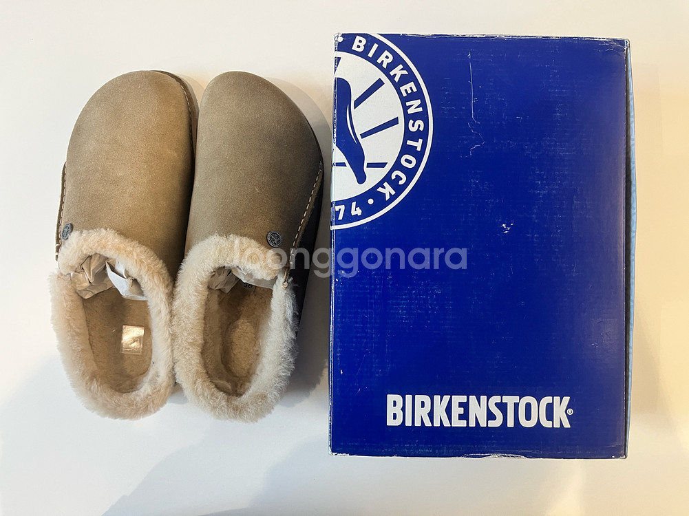 버켄스탁 체르마트 시어링 슬리퍼 43 타우페 (새상품)--0