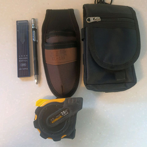 건설현장 안전벨트 거치세트 코메론7.5m줄자/홀더,홀더심/칼집/배낭 이미지