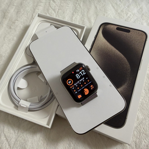 아이폰 15 프로 내츄럴 512 리퍼 미사용