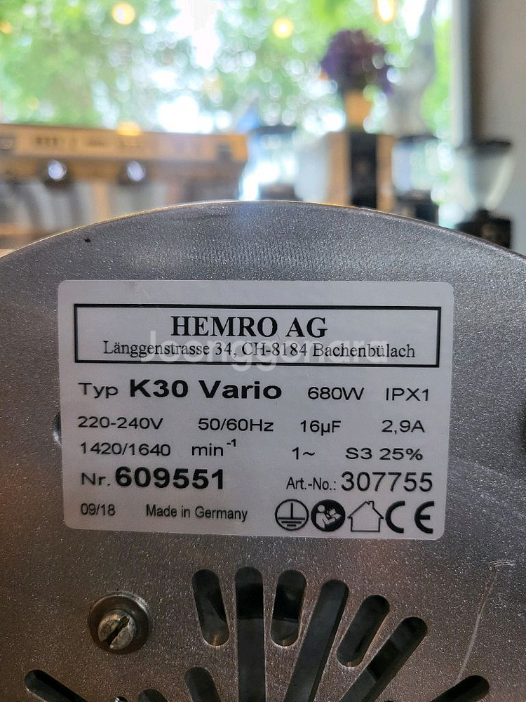 말코닉 K30 바리오 전자동 그라인더 작동점검과 함께 내부청소완료--2