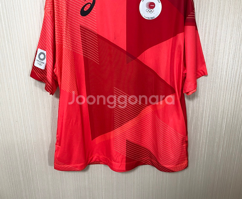 아식스 2020 도쿄올림픽 일본대표팀 트레이닝탑 M 선수용--2