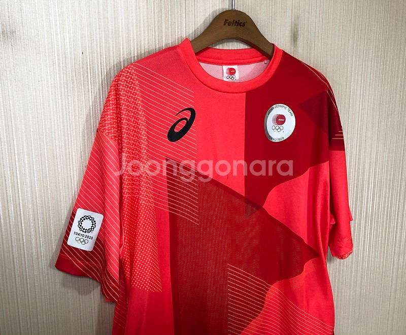 아식스 2020 도쿄올림픽 일본대표팀 트레이닝탑 M 선수용--4