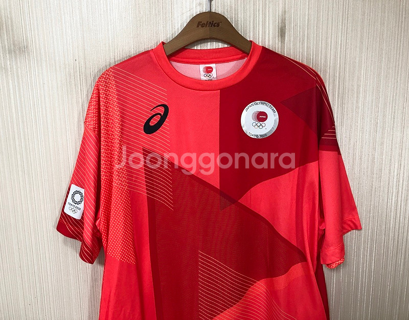 아식스 2020 도쿄올림픽 일본대표팀 트레이닝탑 M 선수용--1