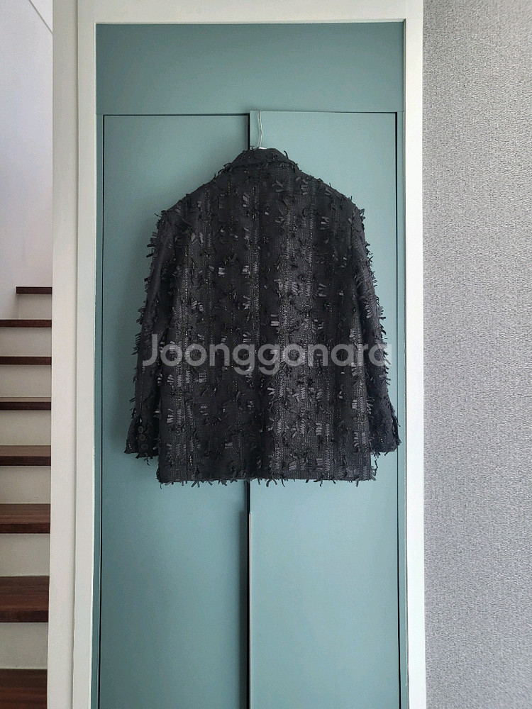 편집샾 보그 오버핏 블랙자켓(반택포)--8