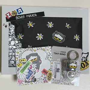 롬앤 지드래곤 조앤프렌즈 파우치,틴뚜링,스티커 3종세트