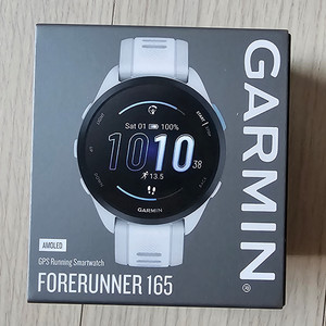 가민 포러너 165(뮤직x) 흰색 미개봉 신품