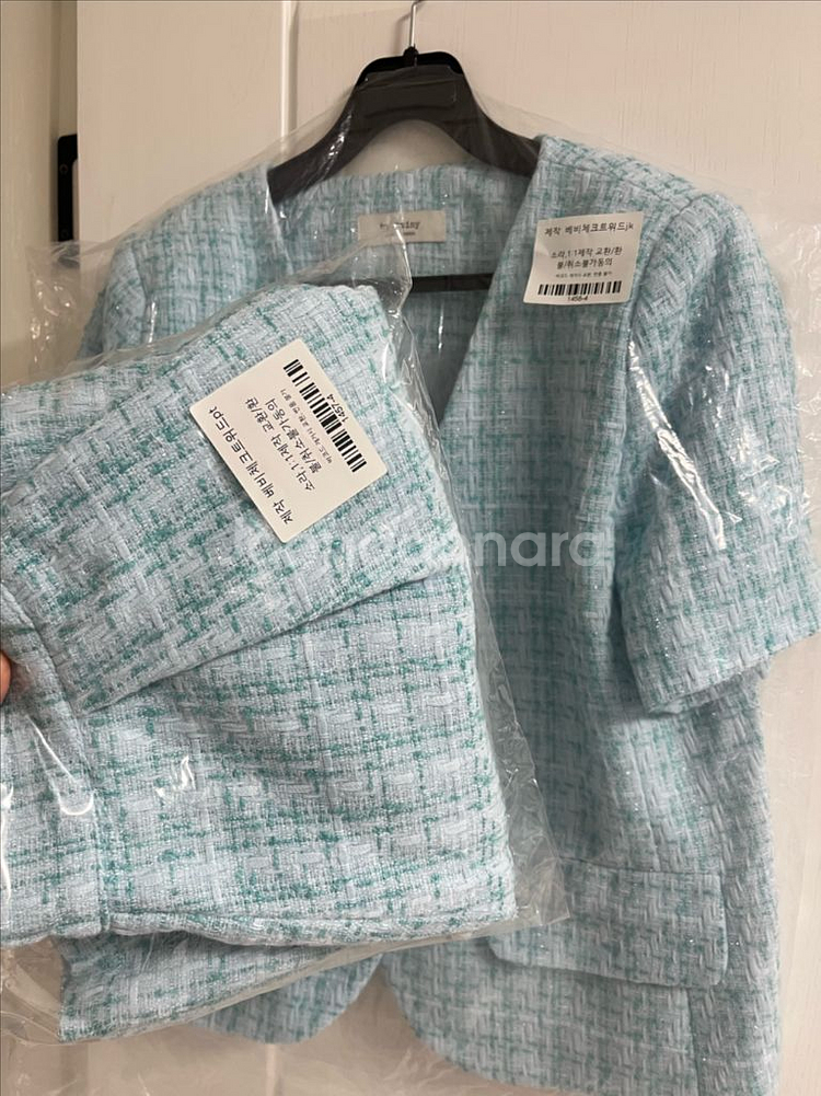 바이씨니 베비체크트위드 셋업--3