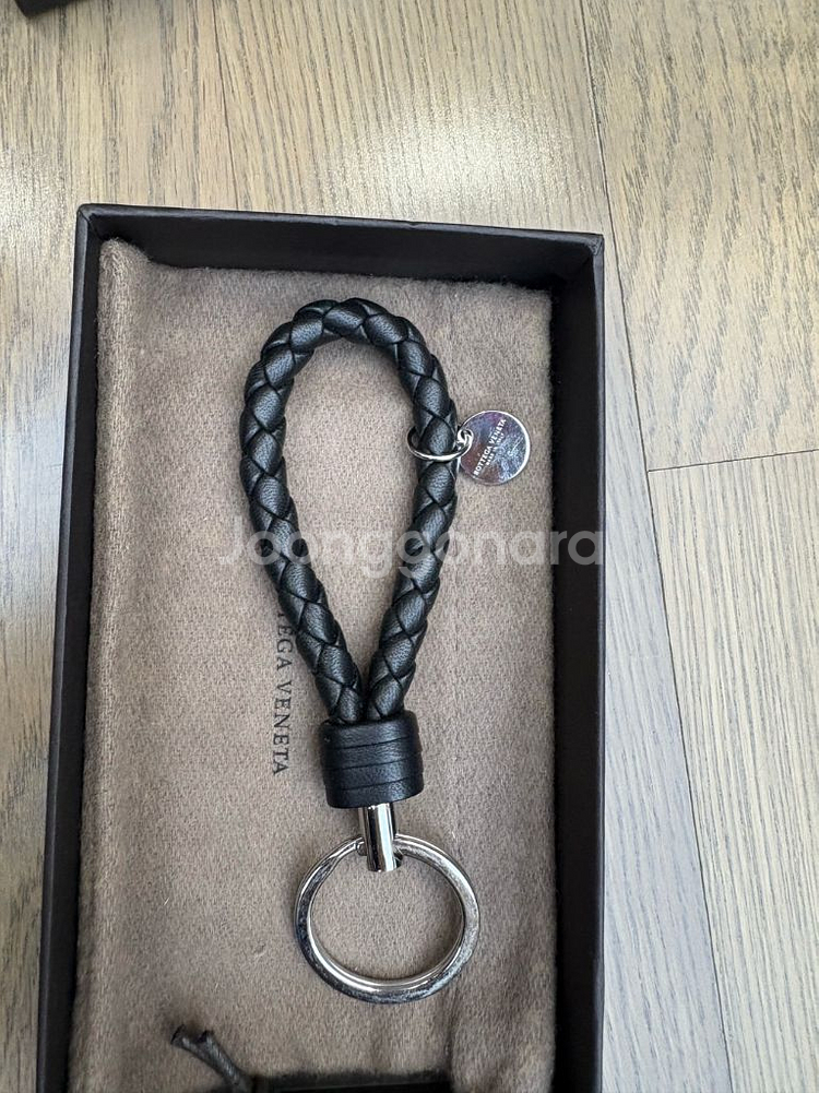 보테가베네타 키링 블랙--1