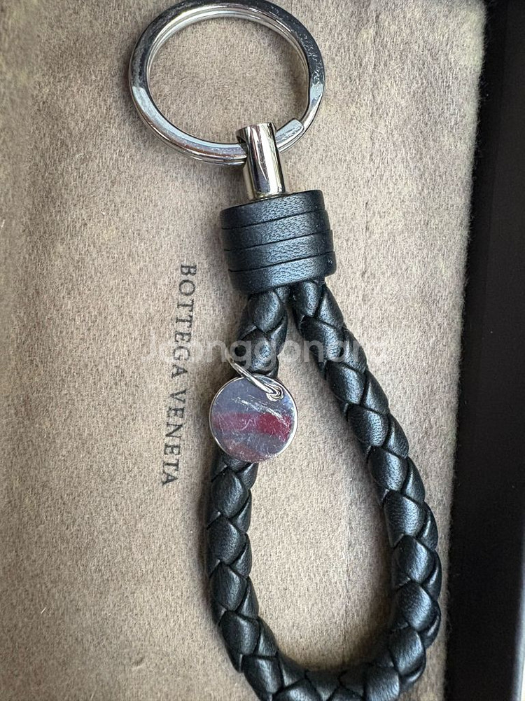 보테가베네타 키링 블랙--4