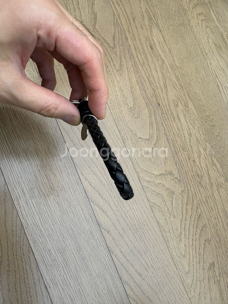 보테가베네타 키링 블랙--2