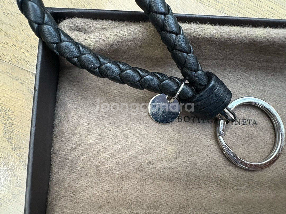 보테가베네타 키링 블랙--7