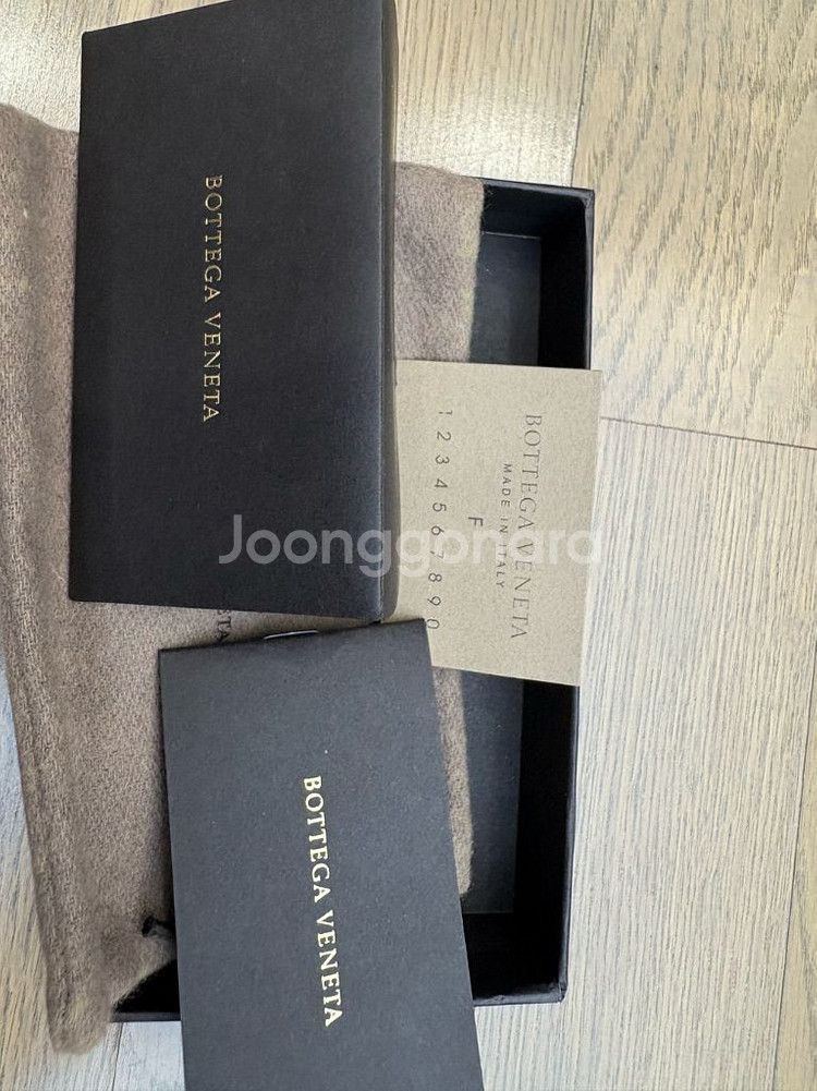 보테가베네타 키링 블랙--6