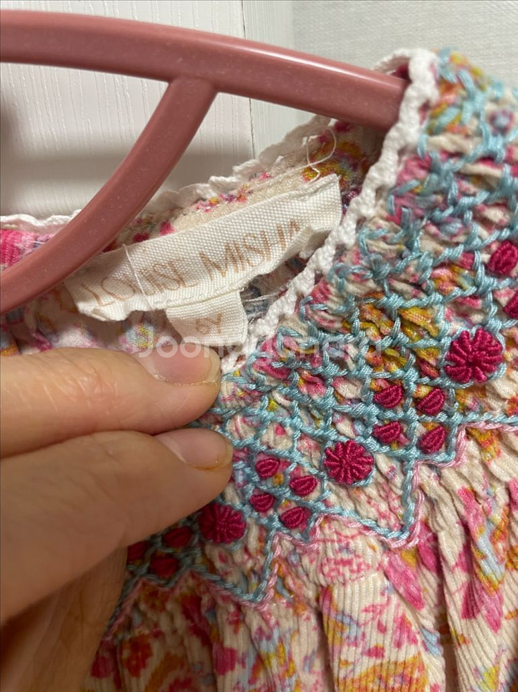 루이스미샤 골덴 플라워 원피스 6y--3