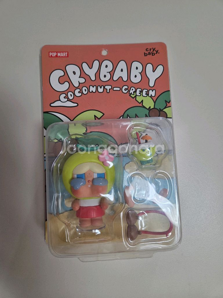 팝마트 크라이베이비 코코넛 그린 피규어--0
