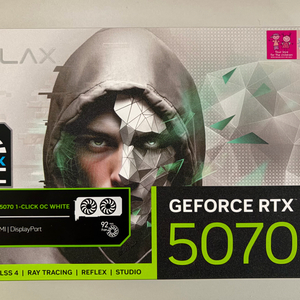 갤럭시 지포스 RTX5070 화이트 OC D7 12GB 판매