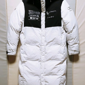 [XL] 데상트 아우디 고급 SKI 롱패딩점퍼 화이트1326