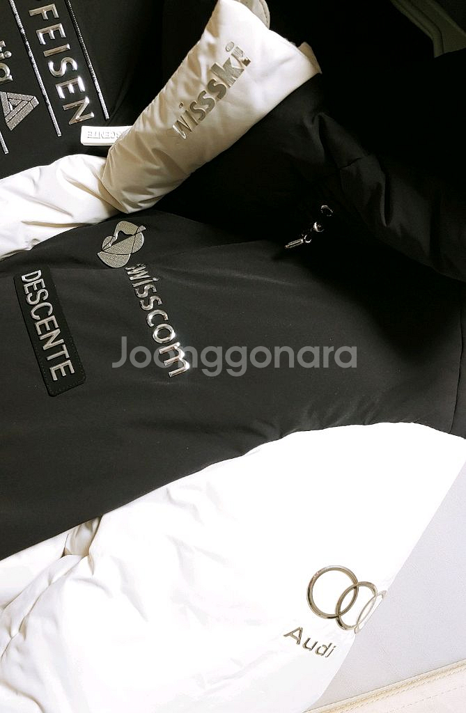[XL] 데상트 아우디 고급 SKI 롱패딩점퍼 화이트1326--4