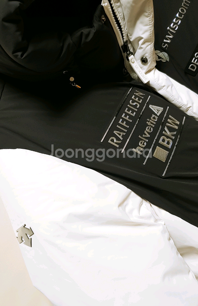 [XL] 데상트 아우디 고급 SKI 롱패딩점퍼 화이트1326--2