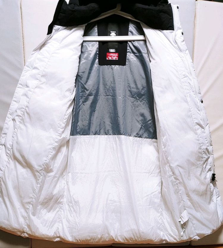 [XL] 데상트 아우디 고급 SKI 롱패딩점퍼 화이트1326--1