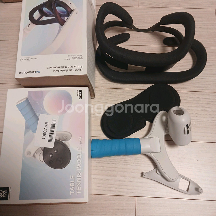 메타퀘스트3 128 정품 악세사리 베터리등 풀박스--2