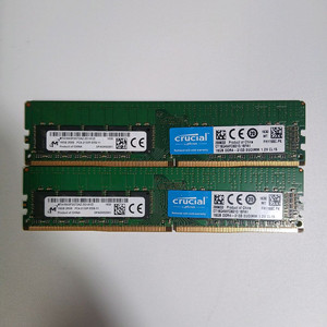 마이크론 DDR4 2133P 16GB ECC Unbuffered 메모리 (1630주차, 일괄)