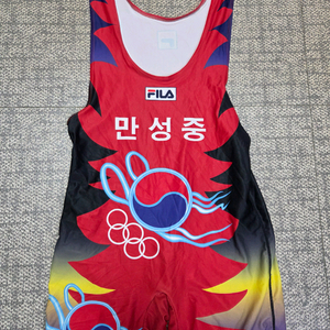휠라 만성중 레슬링 시합복(레슬링복) L~XL