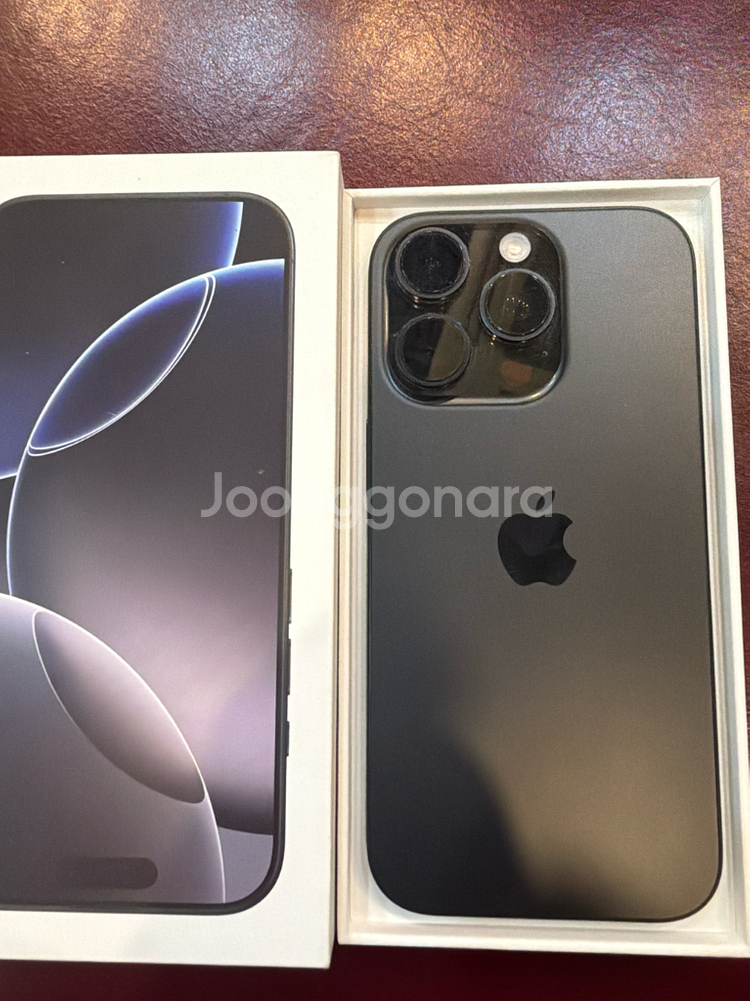 아이폰 16프로 스페이스그레이256기가 풀박--2