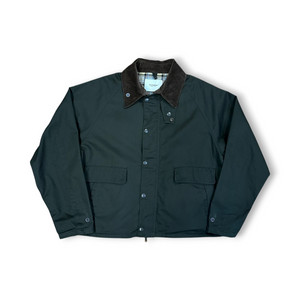 아웃스탠딩 코듀로이 카라 숏 자켓