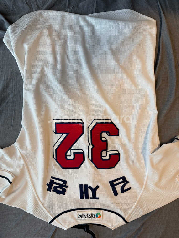 110 두산베어스 휠라 어센틱 김재환 홈 유니폼--1