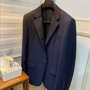 타임옴므 잉크네이비 블레이져 자켓 이태리제냐원단 50(100~105)사이즈