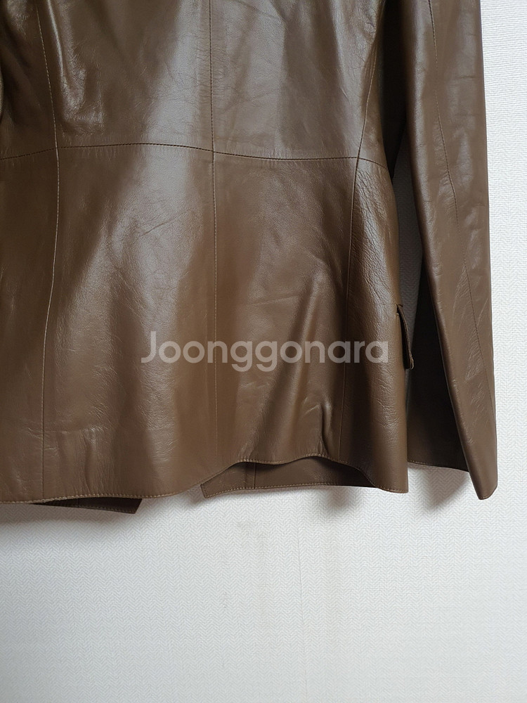 몽또또 브라운 램스킨 자켓 XS사이즈--7