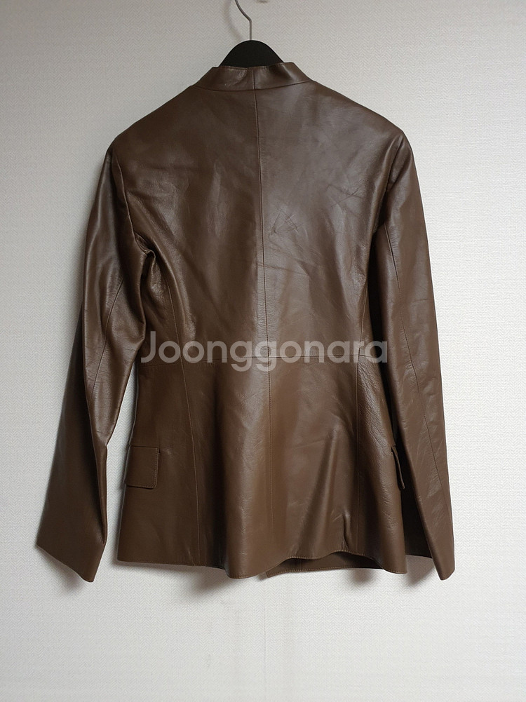 몽또또 브라운 램스킨 자켓 XS사이즈--6