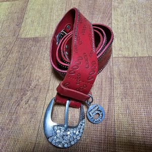 구매시덤)코코 로고 크리스탈 버클 벨트29~33인치